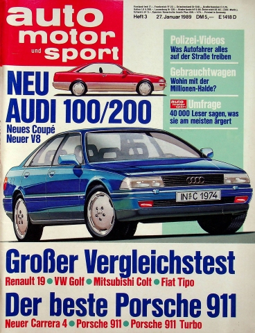 Deckblatt Auto Motor und Sport (03/1989)
